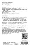 HARVEST SAMPLER digital pattern