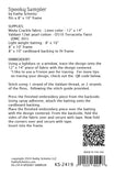 SPOOKY SAMPLER digital pattern