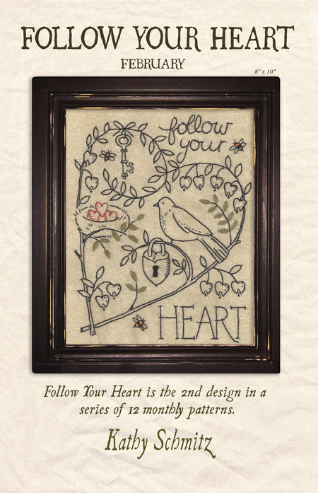 Follow Your Heart - February PDF DOWNLOAD PATTERN