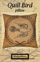 Quill Bird Pillow -CLEARANCE PDF PATTERN